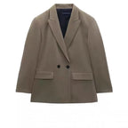 Elegant Minimalist Double Breasted Blazer