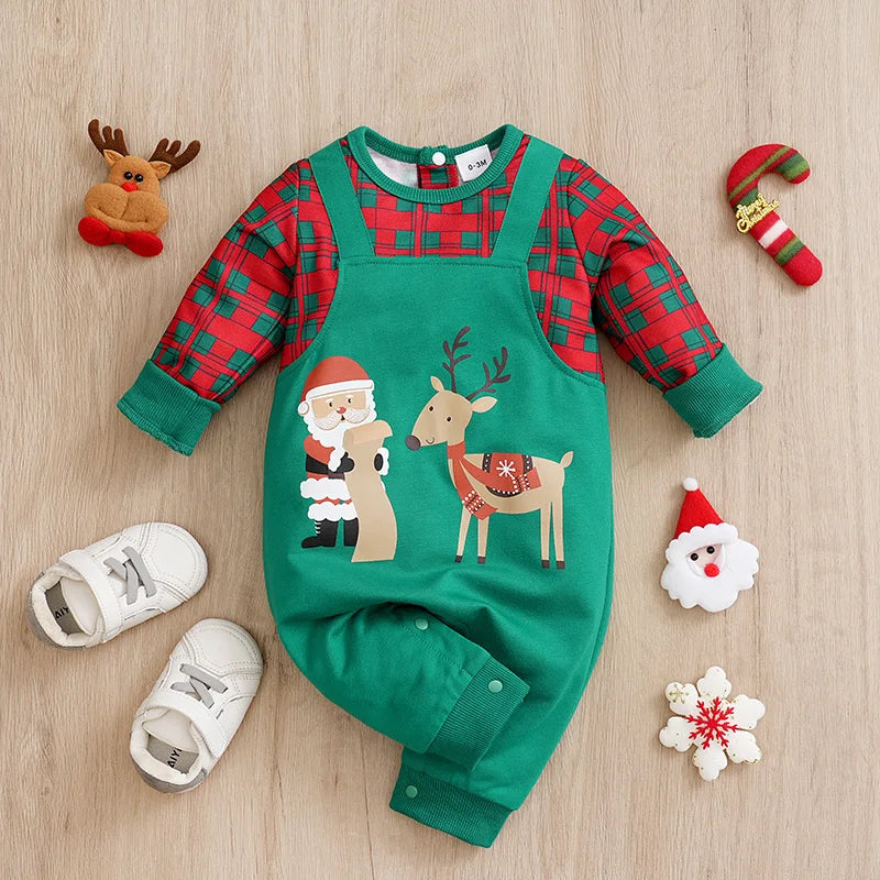 SnuggleFest: Cozy Christmas Baby Rompers