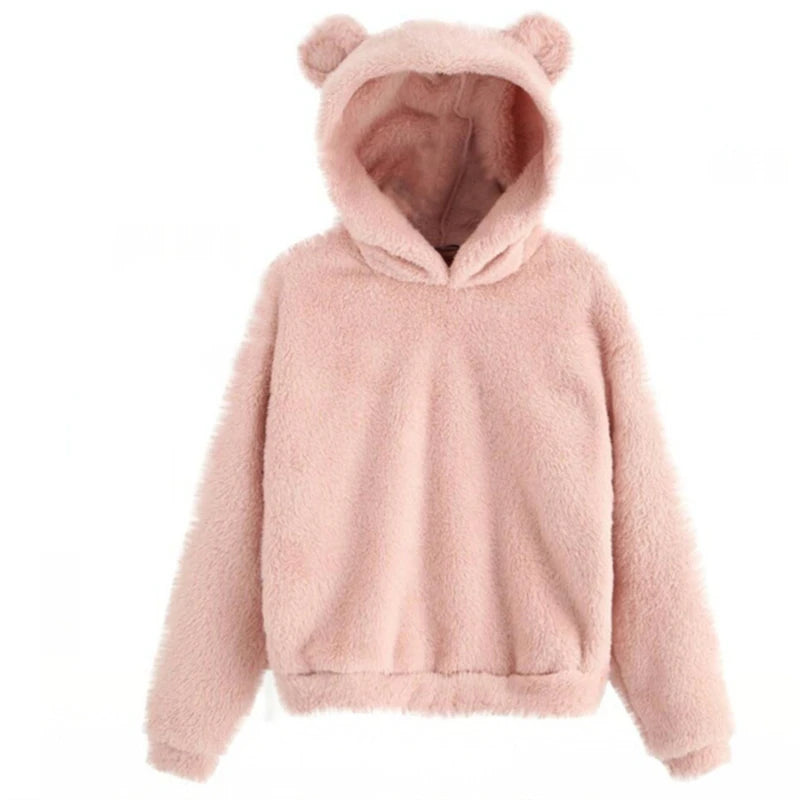 Cozy Bear Ear Hoodie - Minimalist Winter Warmth