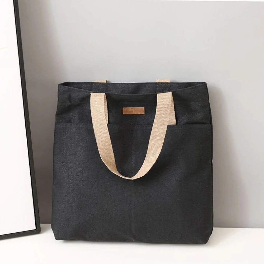 Minimalist Canvas Tote Bag - Effortless Style & Functionality
