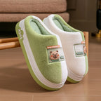 Cozy Cartoon Plush Slippers - Warm Winter Comfort