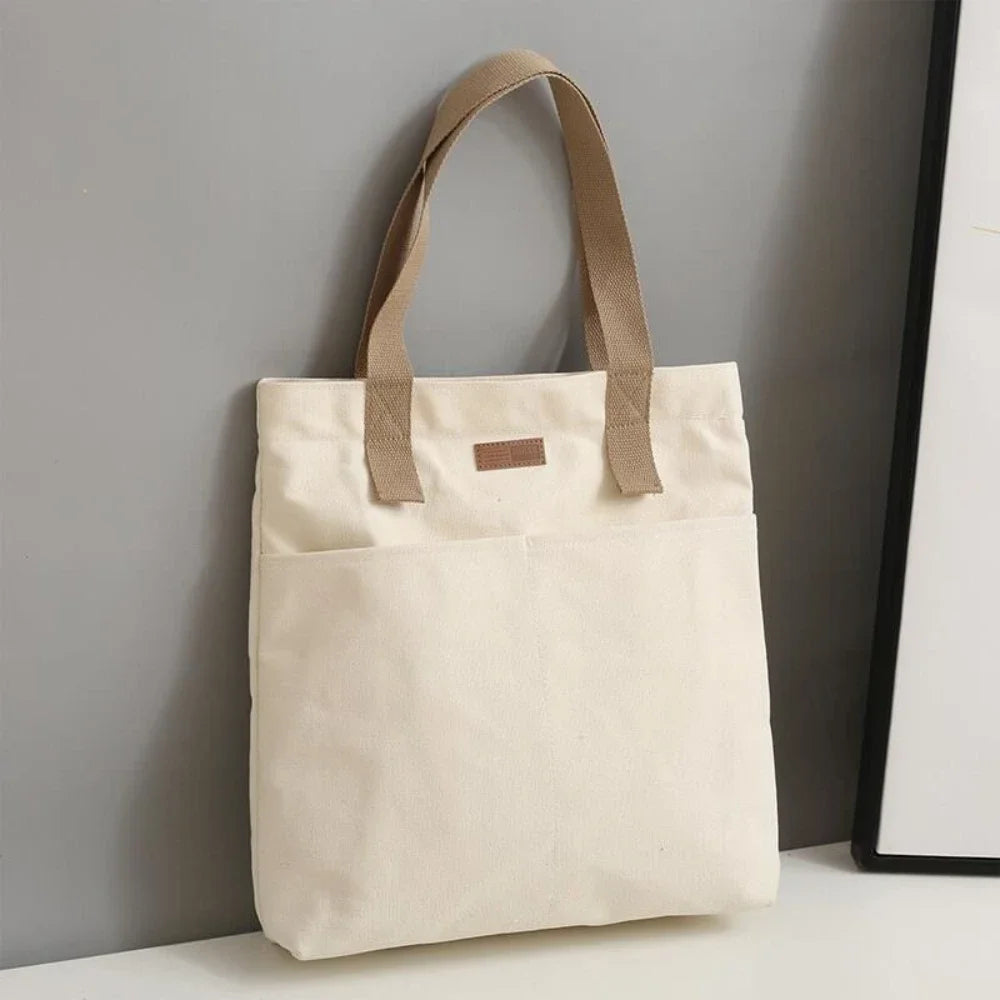 Minimalist Canvas Tote Bag - Effortless Style & Functionality