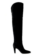 Chic Suede Knee-High Boots for Winter Elegance