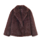 Elegant Faux Fur Women's Jacket - Cozy & Stylish