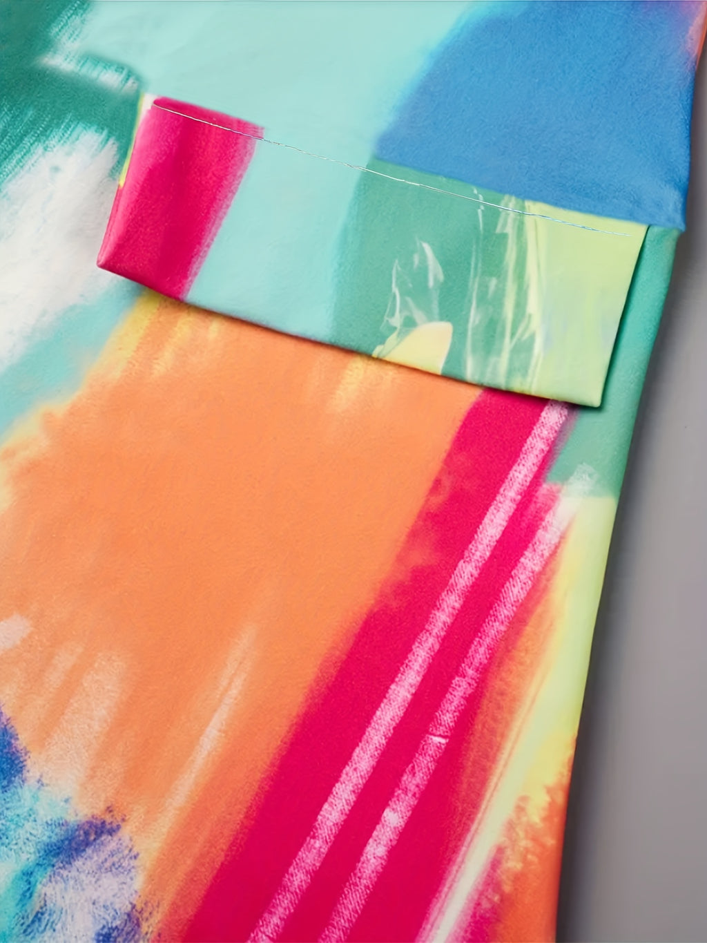 Blazer Casual Plus Size Tie-Dye Vibrante para Mulheres - Leve, Poliéster, Lavável à Máquina com Gola de Lapela e Detalhe de Bolso Falso, Perfeito para Outono/Inverno, Blazer Casual|Terno Tieye Vibrante|Blazer de Poliéster, Blazer Plus Size