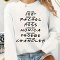 Chic Oversized Graphic Tee - Friends Series Inspired