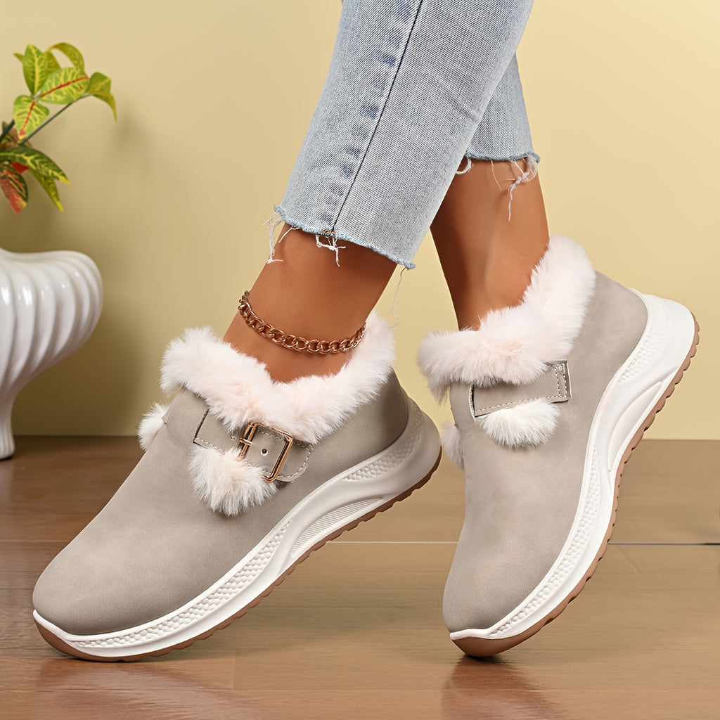 Botas de Neve de Inverno para Mulheres - Aconchegantes e Quentes com Bico Redondo, Sola Macia e PVC, Tamanhos Grandes (Larguras Amplas Disponíveis) para Gelo, Neve e Lama - Botas Casuais e Elegantes para Presentes de Natal, Atividades ao Ar Livre - Adequadas para xxx