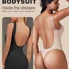 Seamless Backless Shapewear Bodysuit - Tummy Control Essential