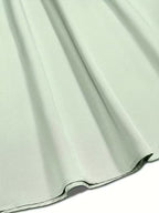 Mint Green Sleeveless Dress - Chic V-Neck with Belt