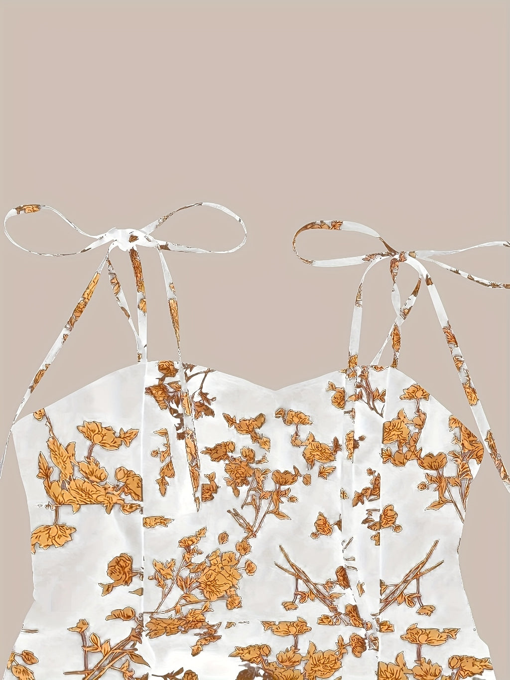 Vestido de praia sem mangas com estampa floral elegante para mulheres