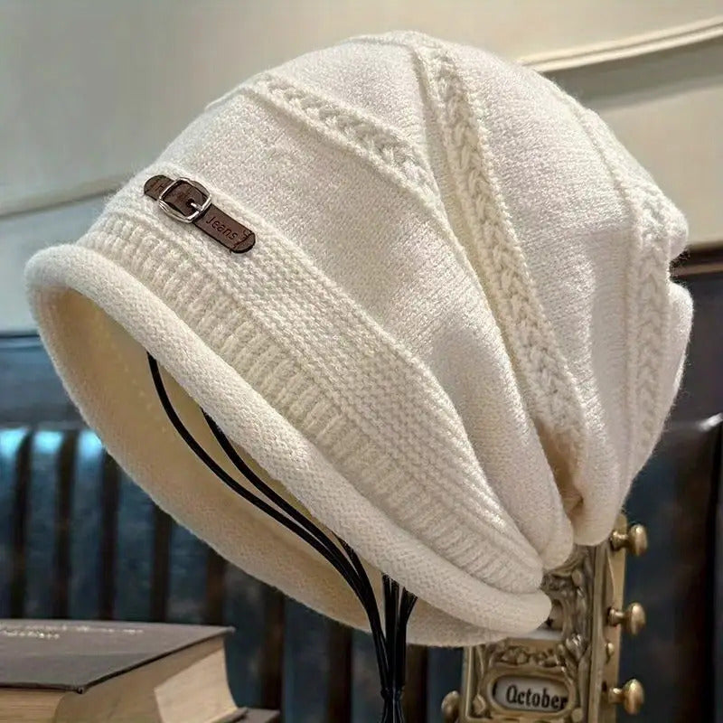 Gorro Quente - Gorro de Inverno Leve com Fecho de Fivela Ajustável, Gorro Macio e Elástico para Homens e Mulheres, Atividades ao Ar Livre, Natal, Halloween, Ano Novo - (Lavável à Mão) - Presente Ideal para o Dia da Mãe/Pai, Festivais, Festas