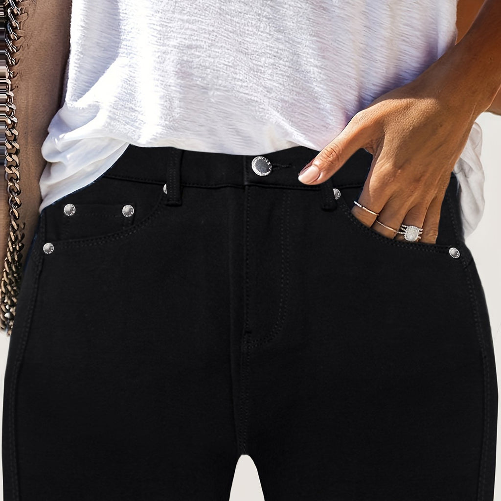 Elegant Skinny Pants with Stretch Comfort