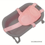 Sistema de Banho para Bebês com Rede Antiderrapante e Tapete de Suspensão - Estrutura para Banheira, Chuveiro, Spa - Auxílio de Banho (///) - Banho para Recém-Nascidos e 0-2 Anos