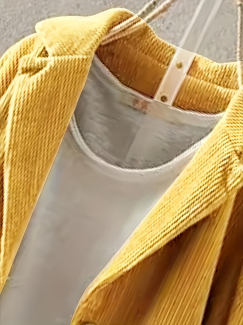 Plus Size, Blazer Casual de Manga Longa para Mulheres Plus Size, Moda Casual, Inverno, Corte Sob Medida, Casaco Estiloso, Lavável à Máquina, Tecido Durável, Casaco Chique, Conjunto Feminino, Moda Curvilínea, Traje de Escritório