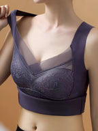 Conjunto de 2 Tops de Camisola Térmica de Veludo para Mulher com Soutien Incorporado, Elegante Top de Alças com Decote em V de Renda, Camisola Modeladora Quente de Inverno Forrada a Pelúcia sem Mangas - Preto & Bege