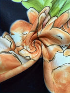 Calças Femininas Retrô com Estampa de Coelho - Pernas Largas Confortáveis para Todas as Estações, Design Bonny, Lavável na Máquina, Ideal para Jeans ou Vestidos - Corte Elástico e Ajuste Largo para Estilo o Ano Todo