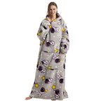 Moletom de Pelúcia Aconchegante com Capuz e Estampa de Panda Fofo - Bolso Oversized, Design Preto e Branco, Lavável na Máquina, Unissex para Uso Interno/Externo, Casaco Teddy Confortável, Textura Macia, Ideal para Relaxar em Casa