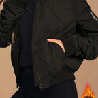 Elegant Thermal Quilted Jacket with Pockets