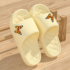 Chinelos Unissex Simples para Mulheres de Casa Leves e Antiderrapantes em EVA, Chinelos de Praia ao Ar Livre com Gravidade Zero