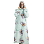 Moletom de Pelúcia Aconchegante com Capuz e Estampa de Panda Fofo - Bolso Oversized, Design Preto e Branco, Lavável na Máquina, Unissex para Uso Interno/Externo, Casaco Teddy Confortável, Textura Macia, Ideal para Relaxar em Casa