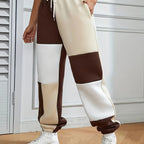 Charming Plus Size Jogger Pants with Wide Legs & Pockets