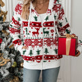 Cozy Hooded Christmas Fleece Jacket
