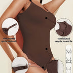 Seamless Women's Body Shaper with Adjustable Straps