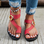 Sandálias Femininas Bege/Bege Claro - Palmilhas Antiderrapantes e Acolchoadas, Sapatos de Praia Abertos para o Verão, Sandálias Plataforma em PU - Casual e Formais, Fácil Limpeza, Design com Fivela Estiloso, Conforto Macio, Cobertura Durável