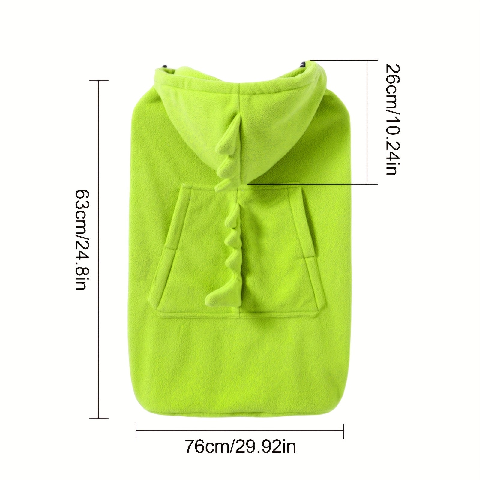 1pc Cobertor de Transporte de Bebê Macio e à Prova de Vento - Design de Dinossauro de Desenho Animado Fofo, Multiuso para Carrinhos e Transportadores de Bebês, Bolso de Aquecimento de Mão Frontal, Tecido de Poliéster Leve, Uso em Todas as Estações, Essenciais de Viagem | Impressão de Dinossauro | Textura de Tricô