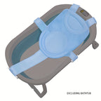 Sistema de Banho para Bebês com Rede Antiderrapante e Tapete de Suspensão - Estrutura para Banheira, Chuveiro, Spa - Auxílio de Banho (///) - Banho para Recém-Nascidos e 0-2 Anos