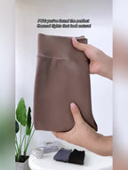 2 Peças - Meias de Base Quentes Antiderrapantes e Resistentes a Arranhões com Forro Polar