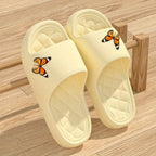 Chinelos Unissex Simples para Mulheres de Casa Leves e Antiderrapantes em EVA, Chinelos de Praia ao Ar Livre com Gravidade Zero