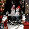 Charming Snowman Print Women's Sweater - Cozy Elegance