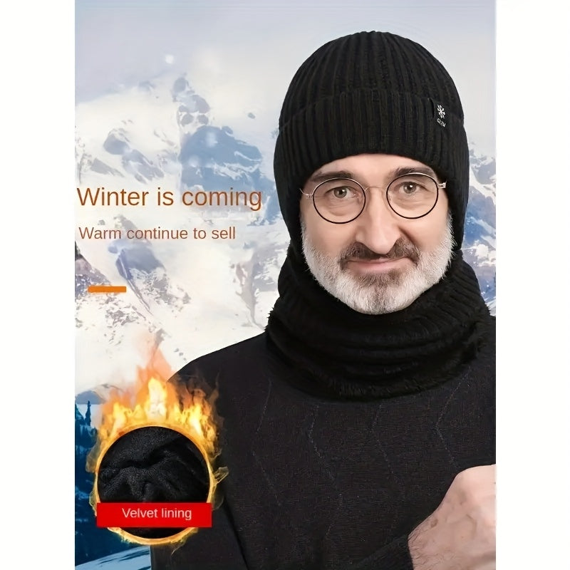 Gorro de Inverno Tricotado para Orelhas - Elástico, Respirável e Quente para Esportes, Caminhadas e Ciclismo ao Ar Livre