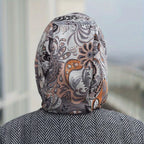 Gorro de Inverno Feminino - Beanie Elegante Dobrável com Fechamento de Botão, Portátil para Viagens e Uso Diário - Lavável na Máquina - Presente Perfeito para Mulheres (Marrom/Cinza/Preto/Branco/Laranja)