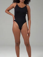 1 Peça Body Feminino Sem Costas com Controle de Barriga - Modelador Invisível e Sem Costura para Vestidos Internos & Casamento TE211