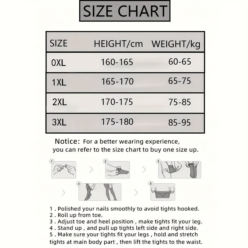 1pc Collants de Inverno Quentes para Mulher Plus Size com Forro de Lã Grossa - Meias de Calças de 220G com Costura Frontal e Traseira, Cor Sólida, 0XL-3XL, Lavar à Mão Apenas, Confortáveis e Elegantes para Roupa Casual, Leggings de Inverno, Design Sem Costuras, Textura Suave