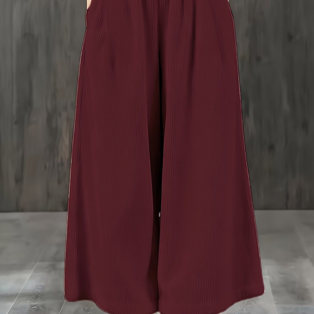Wide-Leg Corduroy Pants - Effortless Elegance for Every Occasion